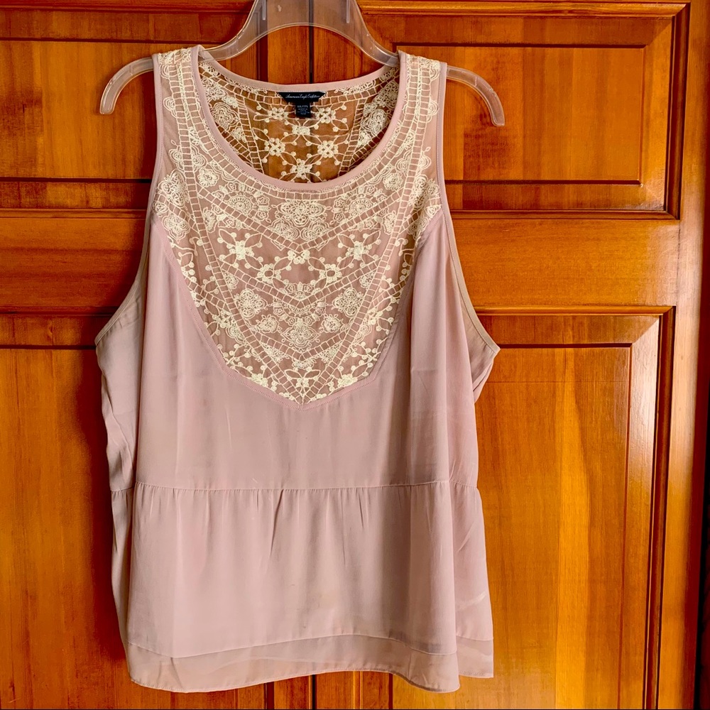 Peplum American Eagle Tank Top. Size XXL